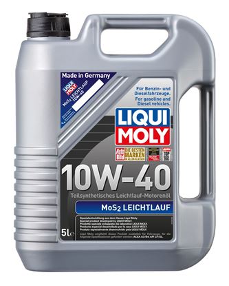 Resim LIQUI MOLY 10W40  Motor Yağı Kısmi Sentetik MoS2'li LEICHTLAUF  5 Litre (2184)