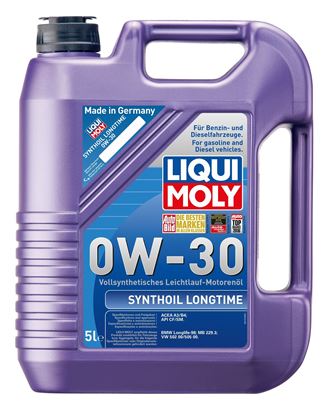 Resim LIQUI MOLY 0W30 Motor Yağı Synthoil Longtime 5 Litre (8977)