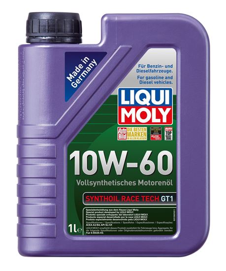 resm LIQUI MOLY 10W60 Motor Yağı Synthoil Race Tech GT1   1 Litre (8908)