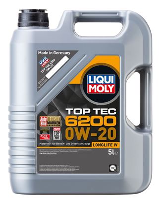 Resim LIQUI MOLY 0W20 Motor Yağı Top Tec 6200 5 Litre  (20789)