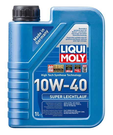 resm LIQUI MOLY 10W40 Motor Yağı Süper Sentetik SUPER LEICHTLAUF 1 Litre  (9503)