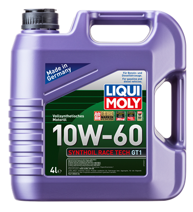 Resim LIQUI MOLY 10W60 Motor Yağı Synthoil Race Tech GT1  4 Litre (7535)