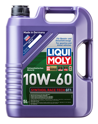 Resim LIQUI MOLY 10W60 Motor Yağı Synthoil Race Tech GT1  5 Litre (8909)