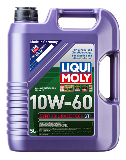 resm LIQUI MOLY 10W60 Motor Yağı Synthoil Race Tech GT1  5 Litre (8909)