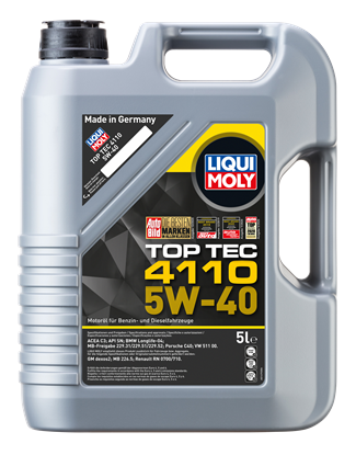 Resim LIQUI MOLY 5W40 Motor Yağı TOP TEC 4110 Tam Sentetik 5 Litre (21479)