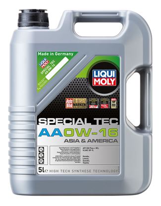 Resim LIQUI MOLY 0W16 Motor Yağı Special Tec  AA 5 Litre (21328)