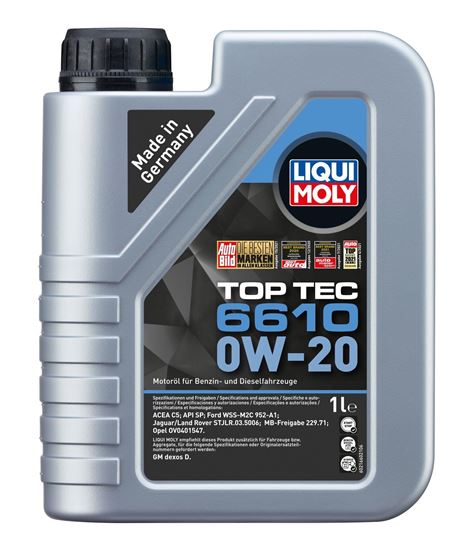 resm LIQUI MOLY 0W20 Motor Yağı Top Tec 6610 1 Litre  (21660)