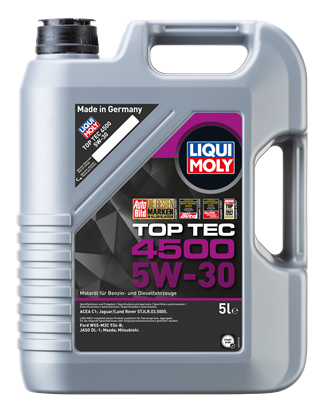 Resim LIQUI MOLY 5W30 Motor Yağı Tam Sentetik TOP TEC 4500  5 Litre (2318)