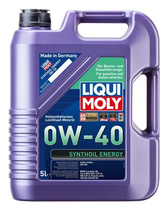 Resim LIQUI MOLY 0W40 Synthoil Energy Tam Sentetik Motor Yağı 5 Litre (9515)