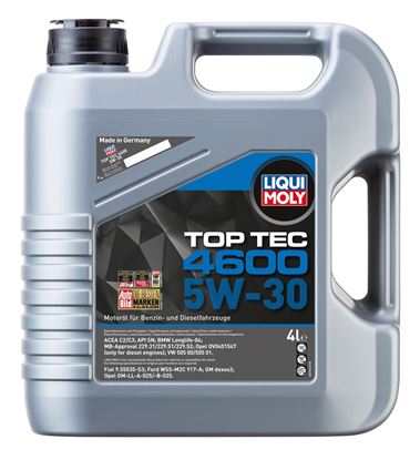 Resim LIQUI MOLY 5W30 Motor Yağı Tam Sentetik TOP TEC 4600  4 Litre (3763)