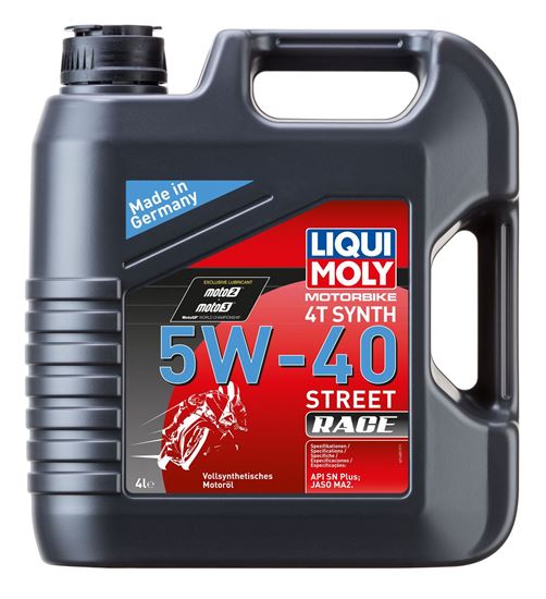 resm LIQUI MOLY 5W40 4T RACE Motosiklet Tam Sentetik Motor Yağı 4 Litre (1685)