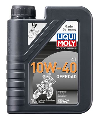 Resim LIQUI MOLY 10W40 4T Off Road Motosiklet Tam Sentetik Motor Yağı 1 Litre (3055))