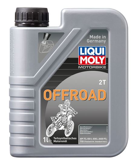 resm LIQUI MOLY  2T Off Road Motosiklet Yarı Sentetik Motor Yağı 1 Litre (3065)