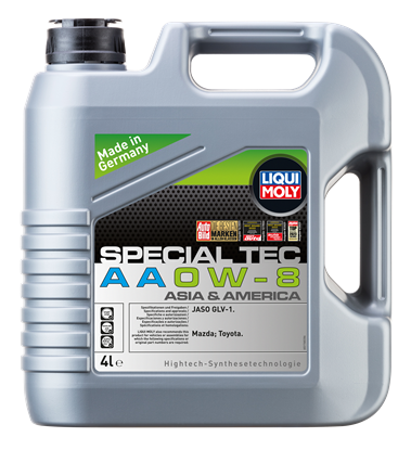 Resim LIQUI MOLY 0W8 Motor Yağı Special Tec  AA 4 Litre (21768)